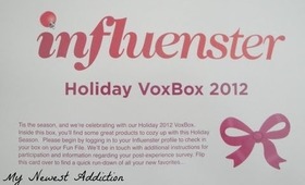 Influenster Holiday VoxBox 2012 Unboxing