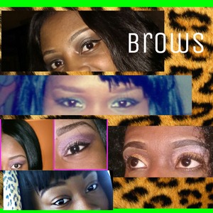 Just a few eyebrows I've drawn on. ! I love makeup