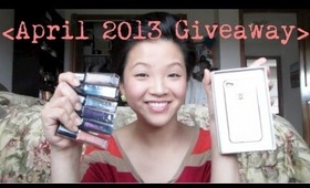 April 2013 Giveaway + March Winners