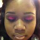 pink with a slight smokey look