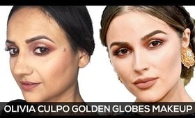 Olivia Culpo Makeup Golden Globes 2017