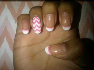 Zig Zag French Tip