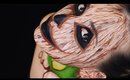 Wooden Jack-O-Lantern Makeup | Courtney Little Halloween