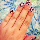 Pink Leopard Nails!