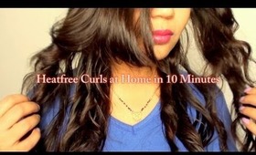 No Heat Curls - Curls Without Heat Hair Tutorial - No Braids or Curlers SuperPrincessjo Hair