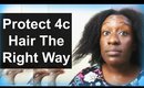 Pre Protective Style Moisturizing Routine on 4c Natural Hair