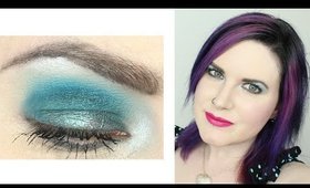 Teal Eyeshadow Tutorial for Hooded Eyes