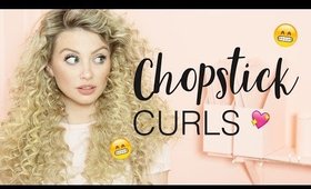 Trying Out Chopstick Curls | Milk + Blush