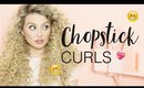 Trying Out Chopstick Curls | Milk + Blush