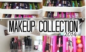 Makeup Collection 2014 + Storage & Organization♡