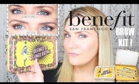 BENEFIT REFINED & DEFINED BROW KIT | FIRST IMPRESSIONS REVIEW
