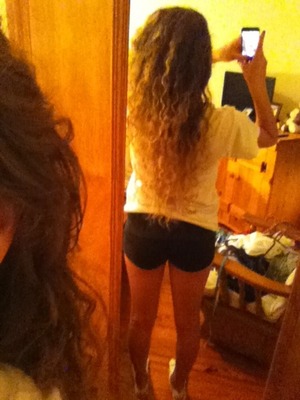 My natural curly hair with Ombré ❤
