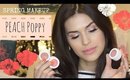 Spring Makeup Tutorial and Giveaway! Peach Poppy feat. ColourPop