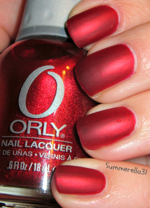 Orly Torrid and Hard Candy Mattly In Love Top Coat