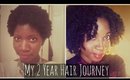 My 2 Year Natural Hair Journey ♡