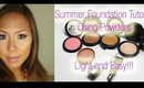 Summer Foundation Tutorial Using Powders - Light and Easy!
