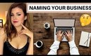 Choosing your BUSINESS NAME: Consider this! | Erika O'Brien
