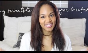 My NEW Secrets for Faster Hair Growth 2017 ◌ alishainc