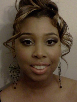 A makover I gave a client who was going on a date, I did hair, and makeup and lashes.