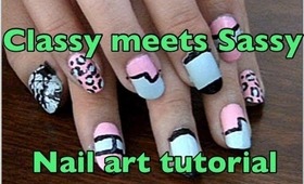 Classy meets Sassy | Nail art tutorial