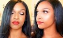 Classic Glam Makeup: Red Lips & Winged Liner