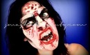 The Walking Dead Zombie Makeup Tutorial Halloween 2012