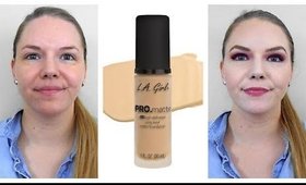 First Impression & Follow Up: LA Girl Pro Matte Foundation