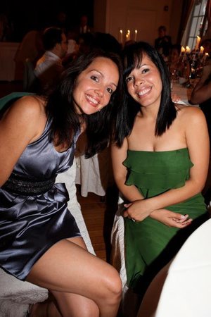 Adrianna and I at Sandras wedding. 