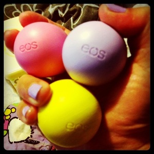 Currently Obbsessed w/ eos. I also have the summer fruit and sweet mint added to my collection