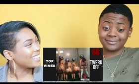 LESBIANS REACT TO TWERK COMPILATION