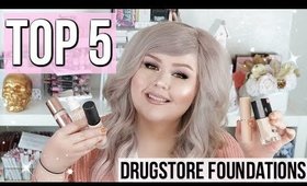 Top 5 Favorite Drugstore Foundations | Fair Combo Skin