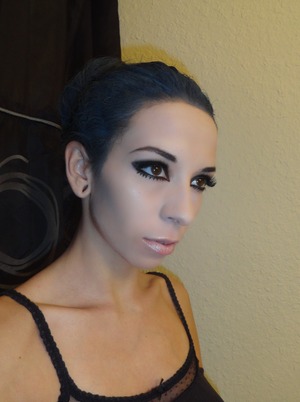 This is my version of Gem from Tron Legacy. I love this look. All products can be bought at a drug store. Enjoy :)