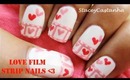 Valentines film strip nails | Tutorial