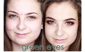 Makeup for green eyes
