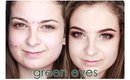 Makeup for green eyes