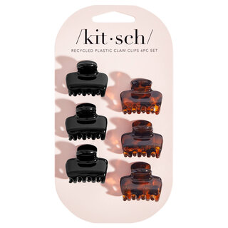 Kitsch Recycled Plastic Mini Puffy Claw Clips