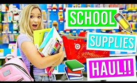 Back to School Supplies Haul!! Alisha Marie