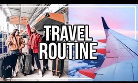 MY TRAVEL ROUTINE + FLIGHT GIVEAWAY! Packing Hacks, Flying Tips + more! | Morgan Yates