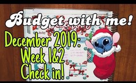 Budget with me | December 2019 Week 1 & 2 Check In