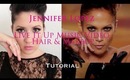 Jennifer Lopez - Live It Up | Music Video Hair and Makeup Tutorial