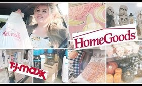SHOP WITH ME at Homegoods + Tj Maxx Haul