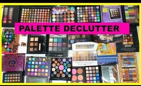 Makeup Palette Collection & Declutter #1 | Daily Vlog 24