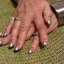 sculptured nails w CND acrylic 