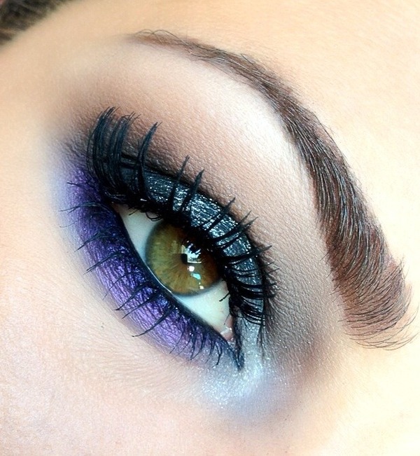 Smoky Glittered Purple | Kiki C.'s Photo | Beautylish