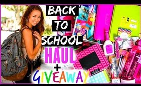 BACK TO SCHOOL SUPPLIES HAUL + GIVEAWAY 2015