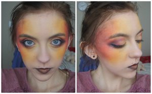 This is my Hunger Games mashed with Catching fire inspired makeup. 