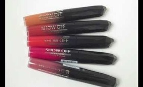 ♡Rimmel Show Off (Apocalips) Lip Lacquers!! - Review & Swatches♡