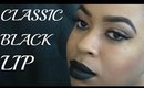 GRWM CLASSIC BLACK LIP & NEUTRAL EYES | SHEISDEETV