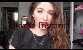 Lorde Inspired Makeup Tutorial