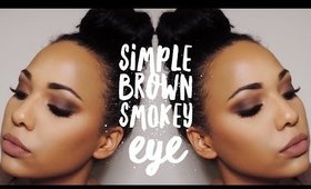 Simple Brown Smokey Eye | Ashley Bond Beauty